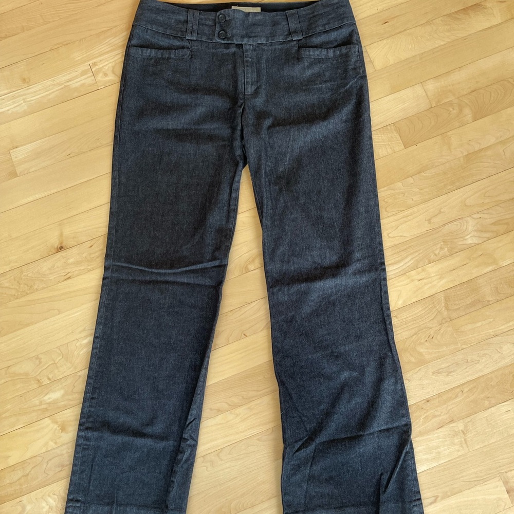 Banana Republic Black and Gray Pants